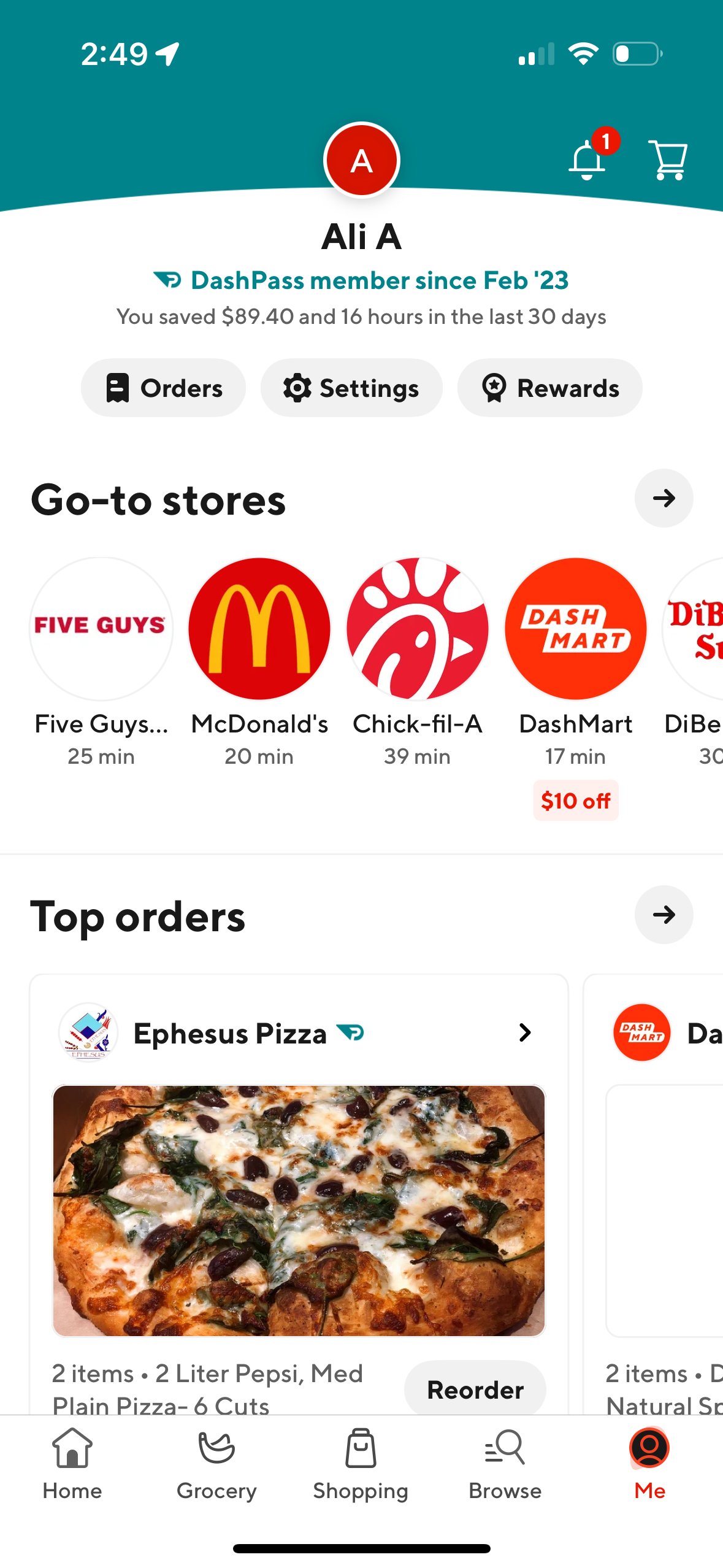 doordash app screenshot 201